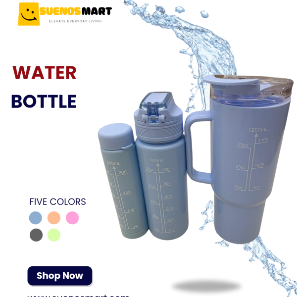 1200 ml Mug Tumbler with Handle/900ml Bottle/300ml Bottle